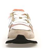 Baskets en Cuir Qwark beige/blanc/pierre