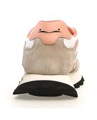 Baskets en Cuir Qwark beige/blanc/pierre