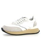 Baskets en Cuir Qwark glace/blanc