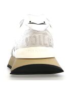 Baskets en Cuir Qwark glace/blanc