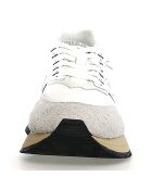 Baskets en Cuir Qwark glace/blanc