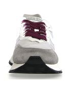 Baskets en Cuir Qwark gris/blanc