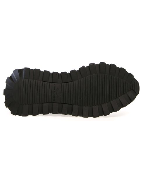 Baskets en Cuir Qwark marine