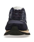 Baskets en Cuir Qwark marine