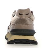 Baskets en Cuir Qwark gris moyen/taupe