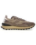 Baskets en Cuir Qwark gris moyen/taupe