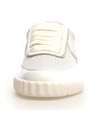 Baskets en Cuir Selia blanc/platinum