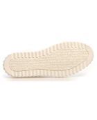 Baskets en Cuir Selia blanc/platinum