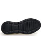 Baskets en Cuir Shine noir/gris/sauge