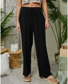 Pantalon 100% Lin Louise noir