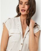 Robe 100% Lin Perrine beige