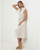Robe 100% Lin Perrine beige
