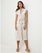 Robe 100% Lin Perrine beige