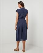 Robe 100% Lin Perrine marine