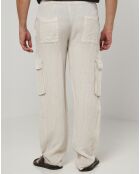 Pantalon 100% Lin Armand beige