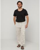 Pantalon 100% Lin Armand beige
