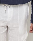 Pantalon 100% Lin Armand blanc