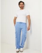Pantalon 100% Lin Armand indigo