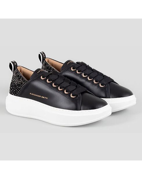Baskets en Cuir Wembley noires