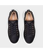 Baskets en Cuir Wembley noires
