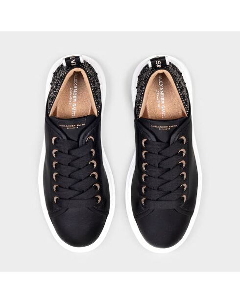 Baskets en Cuir Wembley noires
