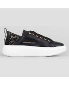 Baskets en Cuir Wembley noires