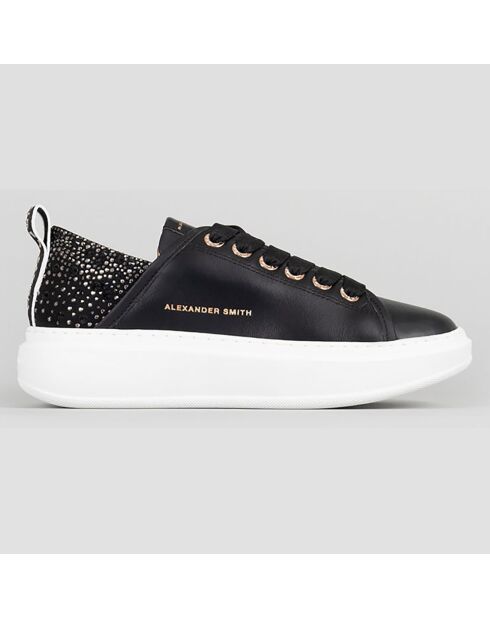Baskets en Cuir Wembley noires