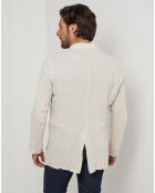 Veste 100% Lin Pierre beige