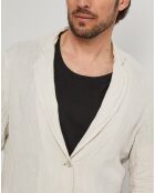 Veste 100% Lin Pierre beige