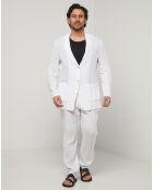 Veste 100% Lin Pierre blanche