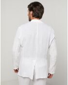 Veste 100% Lin Pierre blanche