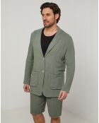 Veste 100% Lin Pierre kaki