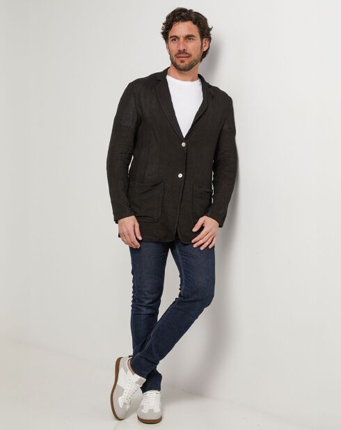 Zwarte Pierre-jas van 100% linnen