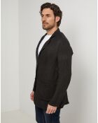 Veste 100% Lin Pierre noire
