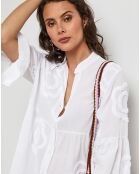 Robe Chemise 100% Lin Anna blanc