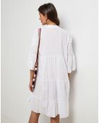 Robe Chemise 100% Lin Anna blanc