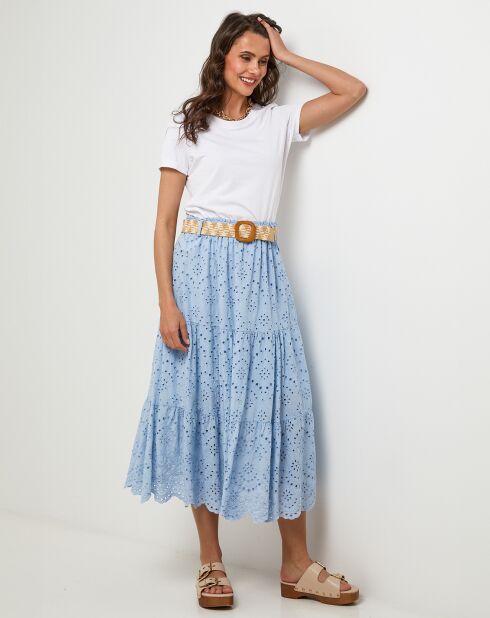 Agathe Ciel rok van 100% linnen