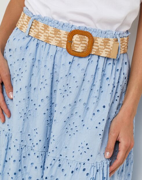 Agathe Ciel rok van 100% linnen