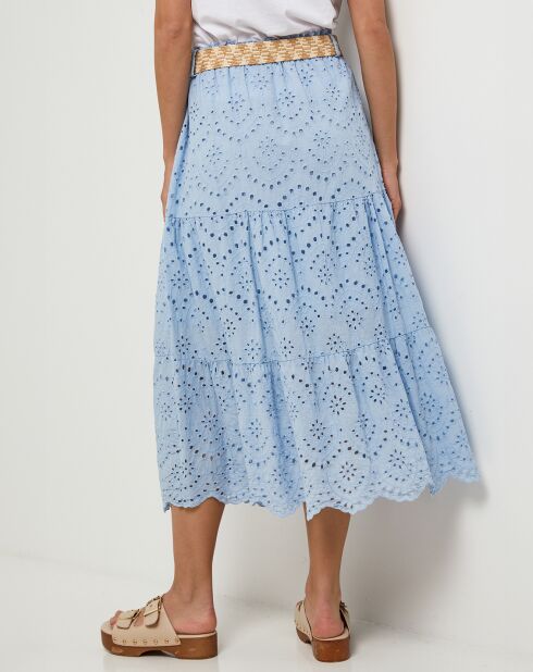 Agathe Ciel rok van 100% linnen