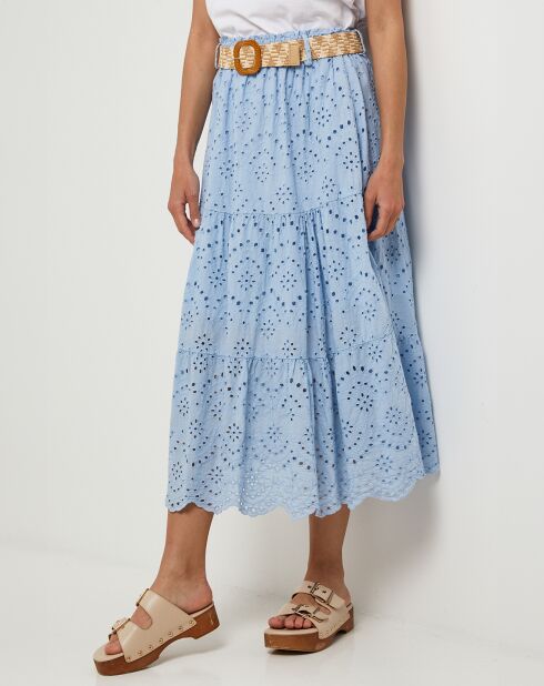 Agathe Ciel rok van 100% linnen