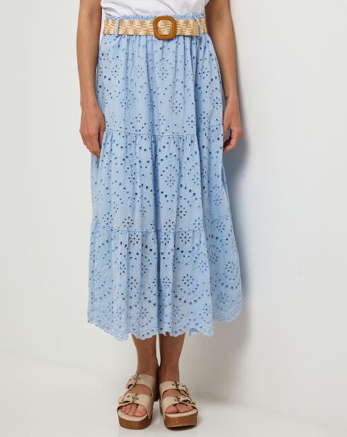 Agathe Ciel rok van 100% linnen