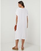 Robe en Lin & Coton Félicie blanche