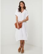 Robe en Lin & Coton Félicie blanche