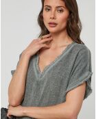 Robe en Lin & Coton Félicie kaki