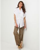 Chemise 100% Lin Juliette blanche