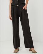 Pantalon 100% Lin Victoire noir