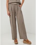 Pantalon 100% Lin Victoire taupe