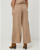 Pantalon 100% Lin Nina camel
