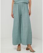 Pantalon 100% Lin Lucie  vert
