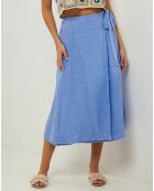 Jupe 100% Lin Alix indigo